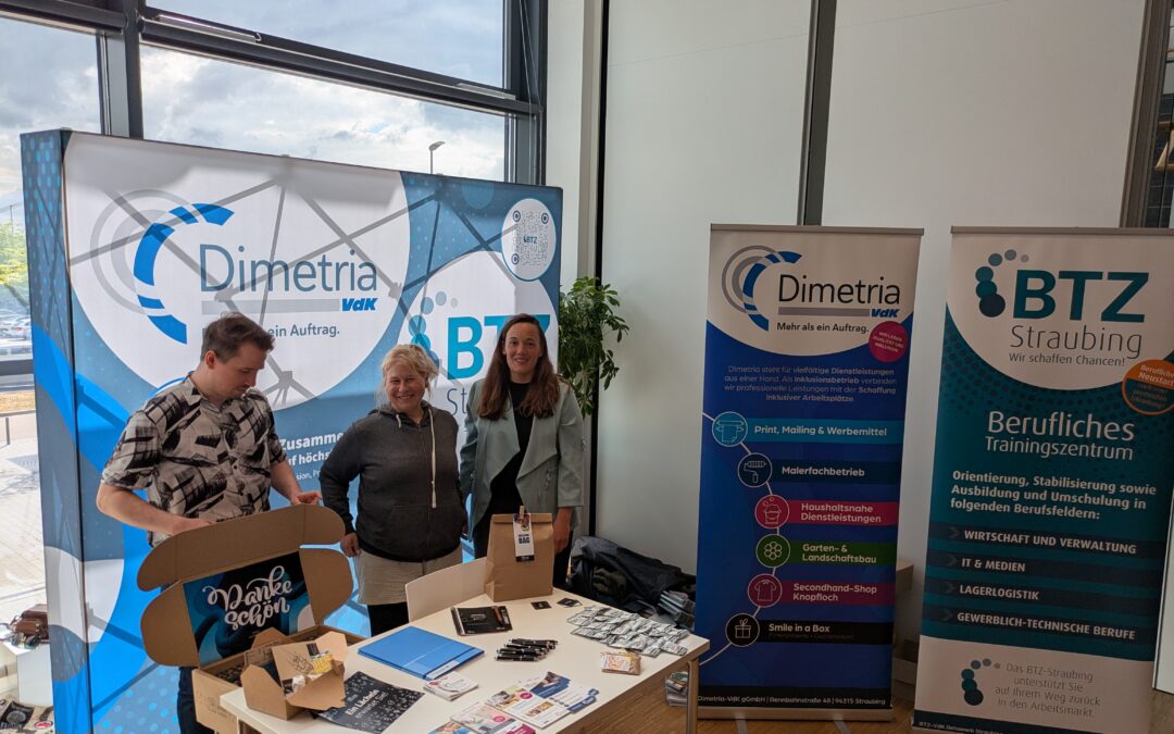 Dimetria auf der Inklusiven Jobmesse 2026 in Regensburg